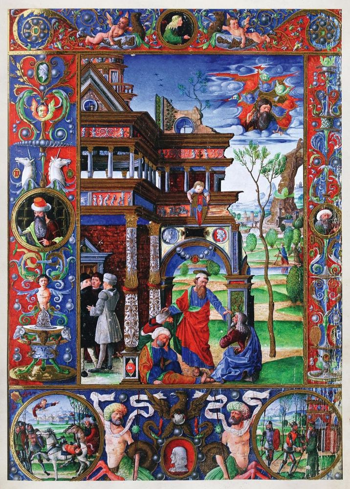 Große Abbildung Nr.1: 122-578 Breviario di Ercole i d'Este.: (Faksimile)
