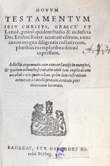 Große Abbildung Nr.1: 122-59 Biblia latina-graece.: (Bibeln)