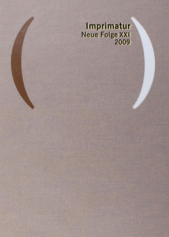 Große Abbildung Nr.1: 122-603 Imprimatur.: (Bibliographie und Buchwesen)