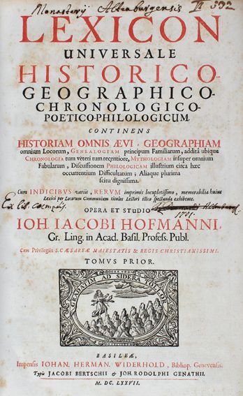 Große Abbildung Nr.1: 122-612 Hofmann,J.J.: (Lexika - Wörterbücher - Sprachwissenschaften)