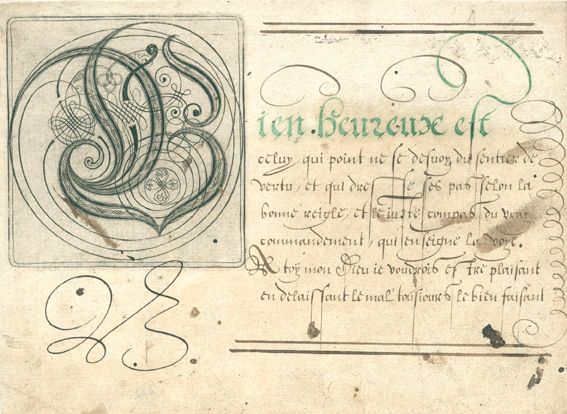 Große Abbildung Nr.1: 122-629 Bland,J.: (Typographie und Kalligraphie)