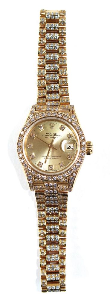 Große Abbildung Nr.1: 122-636 Rolex Damenarmbanduhr: (Aktuelle Mode - Lifestyle - Vintage, Armbanduhren)