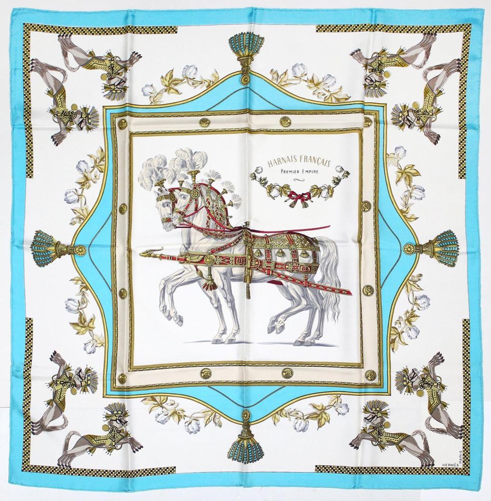 Große Abbildung Nr.1: 122-638 Hermès, Carré "Grand Manège".: (Aktuelle Mode - Lifestyle - Vintage)