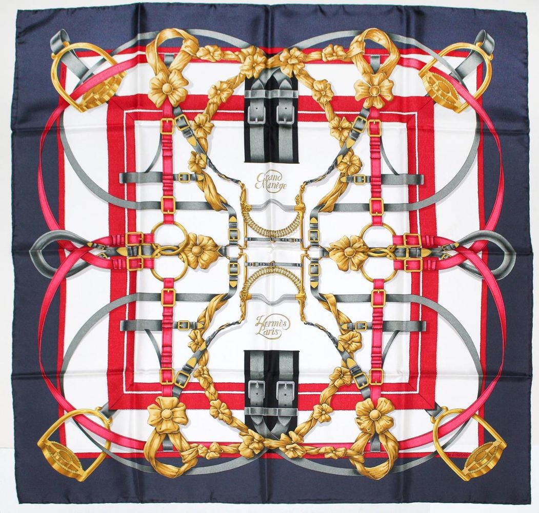 Große Abbildung Nr.2: 122-638 Hermès, Carré "Grand Manège".: (Aktuelle Mode - Lifestyle - Vintage)