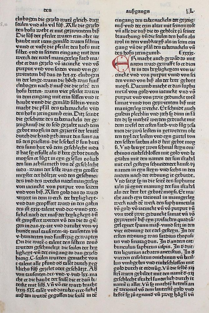 Große Abbildung Nr.1: 122-68 Biblia germanica.: (Bibeln, Inkunabeln)