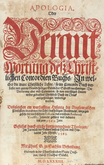 Große Abbildung Nr.1: 122-7 Apologia,: (Alte Drucke, Handschriften und Theologie)
