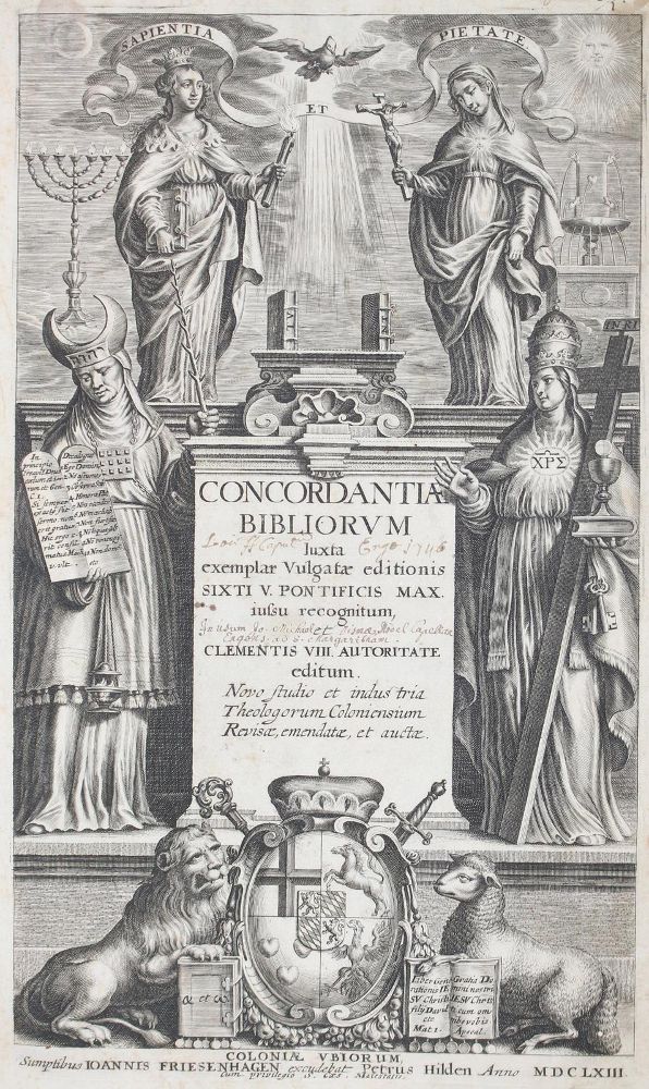 Große Abbildung Nr.1: 122-70 Friesenhagen,J.: (Bibeln, Konkordanz)