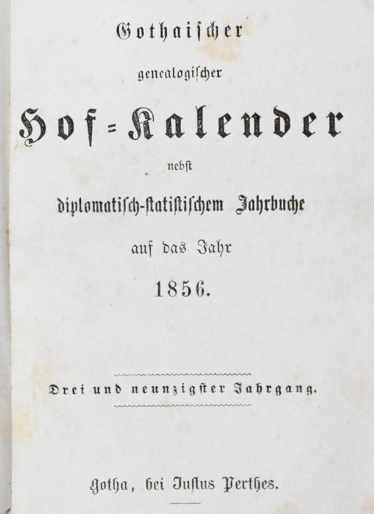 Große Abbildung Nr.1: 122-713 Sammlung: (Almanache)