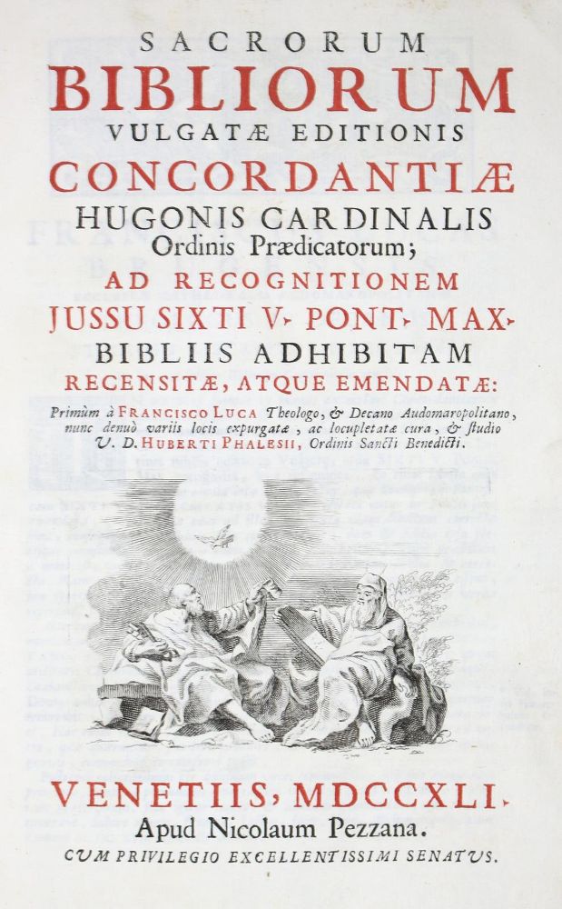 Große Abbildung Nr.1: 122-72 Luca,F.: (Bibeln, Konkordanz)