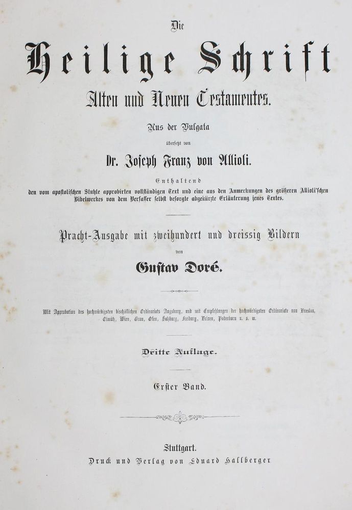 Große Abbildung Nr.2: 122-722 Heilige Schrift, Die,: (Dore)