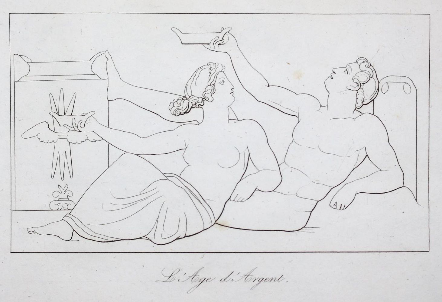 Große Abbildung Nr.1: 122-736 Flaxman,J.: (Literatur und illustrierte Bücher bis 19.Jahrhundert)