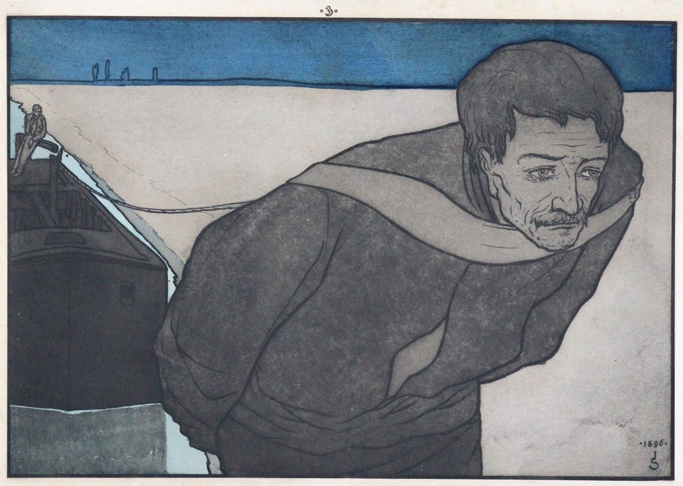 Große Abbildung Nr.1: 122-754 Sattler,J.: (Jugendstil)