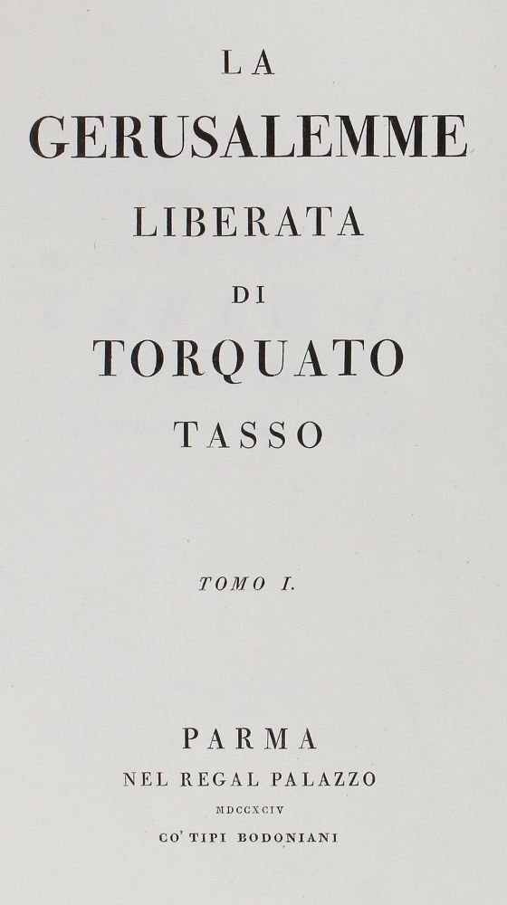 Große Abbildung Nr.1: 122-772 Tasso,T.: (Literatur und illustrierte Bücher bis 19.Jahrhundert)