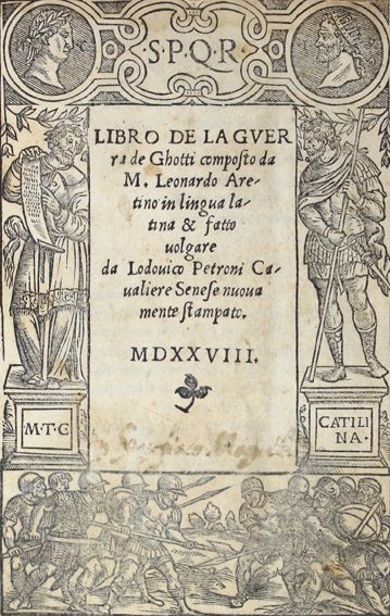 Große Abbildung Nr.1: 122-86 Bruni,L.: (Alte Drucke, Handschriften und Theologie)