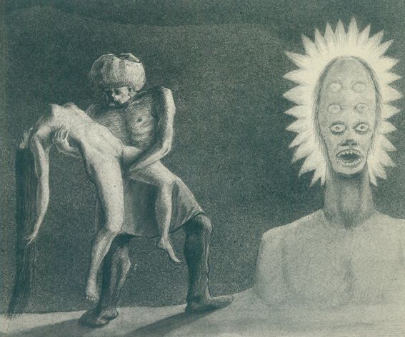 Große Abbildung Nr.1: 122-873 Kubin,A.: (Literatur und illustrierte Bücher 20.Jahrhundert - Alte Literatur in modernen Ausgaben)
