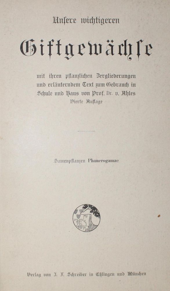 Große Abbildung Nr.2: 122-936 Ahles,W.E.v.: (Botanik)