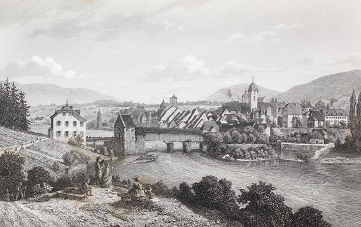 Große Abbildung Nr.1: 122-945 Meyer-Ahrens,(C.).: (Medizin, Balneologie, Schweiz)
