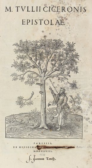 Große Abbildung Nr.1: 122-96 Cicero,M.T.: (Alte Drucke, Handschriften und Theologie)
