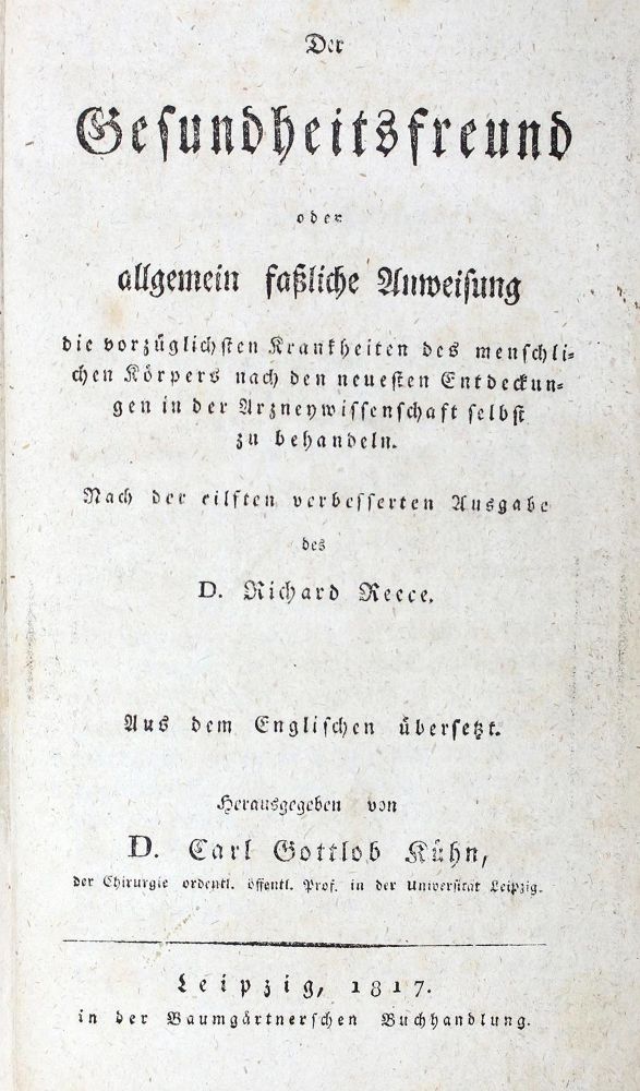 Große Abbildung Nr.1: 122-962 Reece,R.: (Medizin)