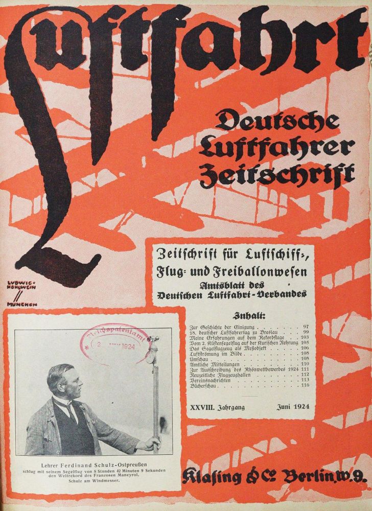 Große Abbildung Nr.1: 122-987 Luftfahrt.: (Verschiedene Gebiete - Varia, Aeronautik)