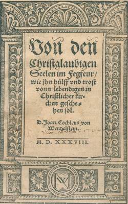 Bild Nr.1: 122-101 Cochlaeus,J.: (Alte Drucke, Handschriften und Theologie)