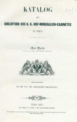 Bild Nr.1: 122-1013 Partsch,P.: (Verschiedene Gebiete - Varia, Geologie - Mineralogie u. Paläontologie)