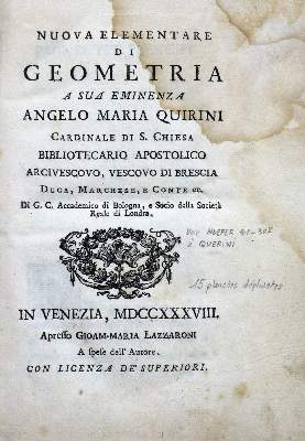 Bild Nr.0: 122-1021 C(rivelli),G.: (Verschiedene Gebiete - Varia, Mathematik)