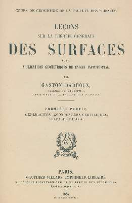 Bild Nr.1: 122-1022 Darboux,G.: (Verschiedene Gebiete - Varia, Mathematik)