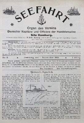 Bild Nr.1: 122-1048 Seefahrt.: (Verschiedene Gebiete - Varia, Seewesen)
