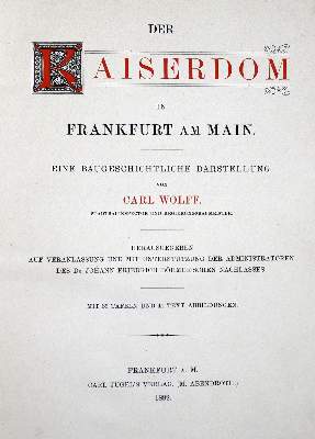 Bild Nr.1: 122-1094 Wolff,C.: (Deutschland, Frankfurt)