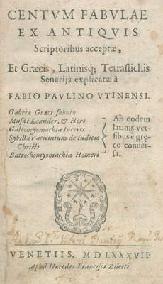 Bild Nr.1: 122-116 Aesop.: (Emblemata)