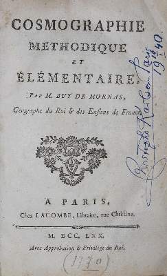 Bild Nr.1: 122-1211 Buy de Mornas,(C.).: (Verschiedene Länder - Geschichte)