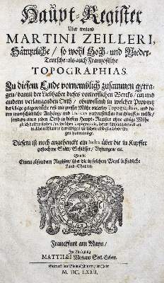 Bild Nr.1: 122-1228 Zeiller,M.: (Verschiedene Länder - Geschichte, Merian)