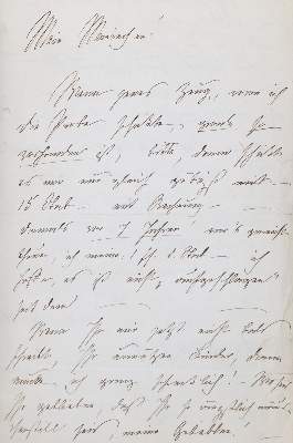 Bild Nr.1: 122-1248 Bismarck, Johanna von: (Autographen)