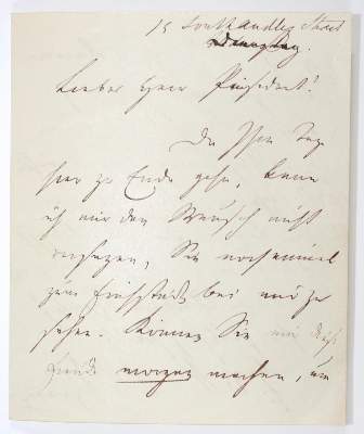 Bild Nr.1: 122-1252 Bunsen, Christian Karl Josias Frhr. von,: (Autographen)