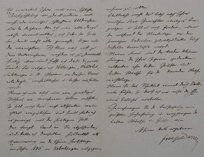 Bild Nr.2: 122-1254 Durm, Josef,: (Autographen)