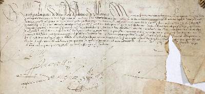 Bild Nr.1: 122-1258 Henri III., König von Frankreich: (Autographen)