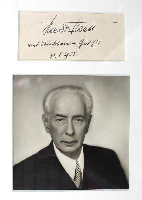 Bild Nr.1: 122-1259 Heuss, Theodor: (Autographen)