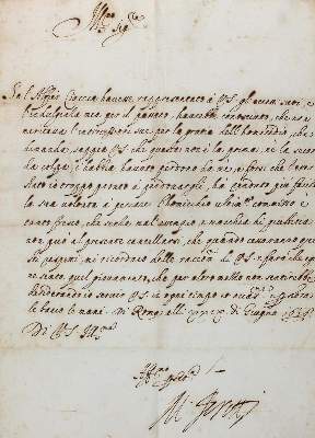 Bild Nr.1: 122-1272 Peretti, Michele,: (Autographen)