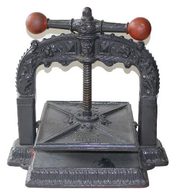 Bild Nr.1: 122-1292 Buchpresse, 19.Jhdt.: (Varia)