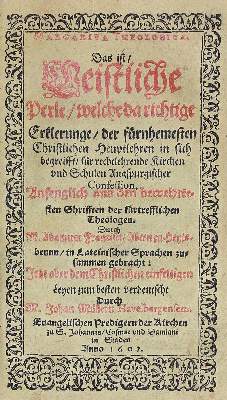 Bild Nr.1: 122-130 Francisci,A.: (Alte Drucke, Handschriften und Theologie)