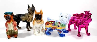 Bild Nr.2: 122-1320 Mops u. Bulldoggen.: (Varia, Sammlungen)
