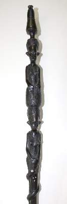 Bild Nr.2: 122-1349 Ritualstab, Gehstock: (Afrika)