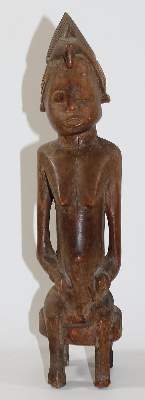 Bild Nr.3: 122-1352 Ahnenfigur Senufo: (Afrika, Sammlung Wolfgang Nerlich)