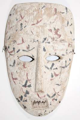 Bild Nr.1: 122-1366 Ituri Maske D.R.Kongo.: (Afrika, Sammlung Wolfgang Nerlich)