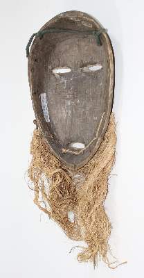 Bild Nr.3: 122-1369 Lega Bartmaske: (Afrika, Sammlung Nerlich München)