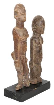 Bild Nr.1: 122-1374 Lobi Figurenpaar: (Afrika, Sammlung Nerlich München)