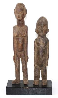 Bild Nr.2: 122-1374 Lobi Figurenpaar: (Afrika, Sammlung Nerlich München)