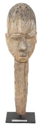 Bild Nr.1: 122-1375 Lobi Kopfskulptur: (Afrika, Sammlung Nerlich München)