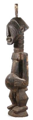 Bild Nr.1: 122-1386 Songhe gr. Fetischfigur: (Afrika, Sammlung Nerlich München)